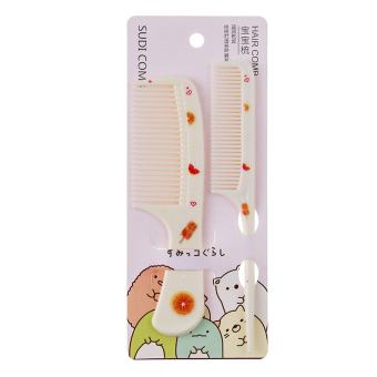 Set 2 lược chải tóc tạo kiểu mini dễ thương