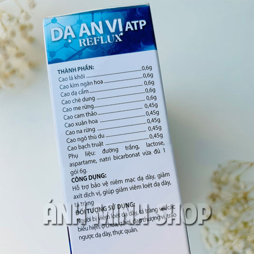 Dạ An Vị ATP - Bảo Vệ Niêm Mạc Dạ Dày, Giảm Axit Dịch Vị, Giảm Viêm Loét Dạ Dày, Tá Tràng