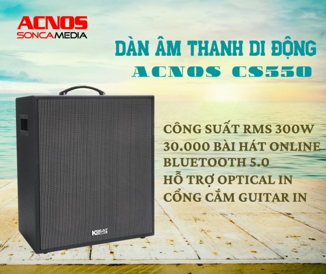 Dàn loa Karaoke di động Acnos CS550