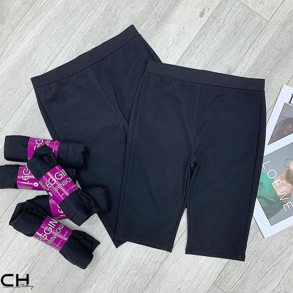 Set 5 quần legging nữ - Quần legging ngố cạp chun siêu mịn - Chất co giãn , đơn giản mà đẹp, mặc ko bao giờ lỗi mốt