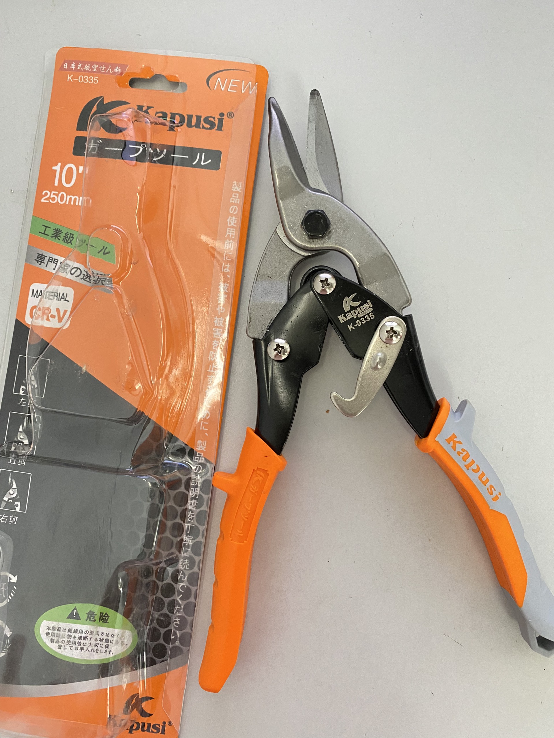 Kéo Kapusi 10", kéo Protek mũi thẳng, kéo cắt tôn, kéo cắt xương thạch cao, kéo cắt tôn lợp, kéo cắt tấm kim loại, kéo cắt thạch cao, kéo, keo cat ton