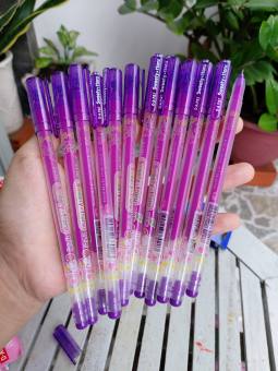 Hộp 12 cây bút gel mực tím Sweety TToru Hàn Quốc dành cho học sinh tiểu học
