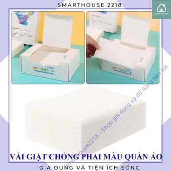 Vải giặt chống phai màu bảo vệ quần áo trắng