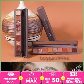 Bảng mắt Novo Smooth Texture Soft Eye Shadow hộp dài 9 ô màu