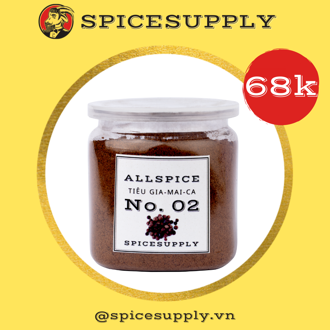 Hũ 50g allspice ground - bột tiêu jamaica spicesupply việt nam