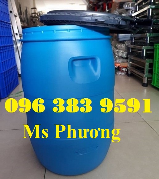 Thùng phuy nhựa 50l đựng hàng hoá, thực phẩm