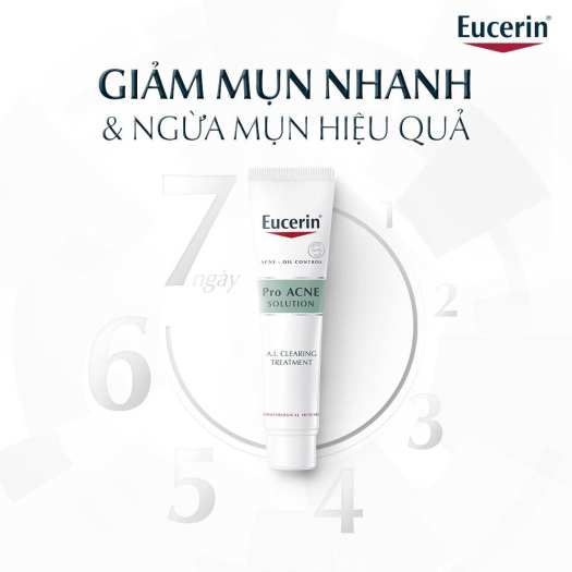 Eucerin Gel Giảm Mụn, Mờ Vết Thâm, Tái Tạo Da, Ngăn Ngừa Mụn (40ml)