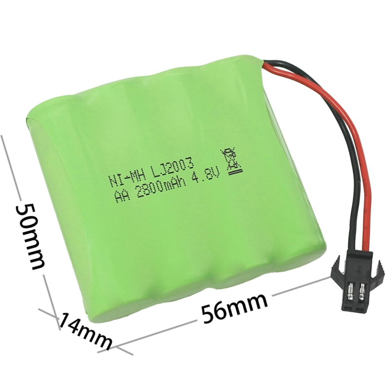 Pin 4.8V - 2800mAh - Ni-Mh dùng cho xe điều khiển từ xa dung lượng cao