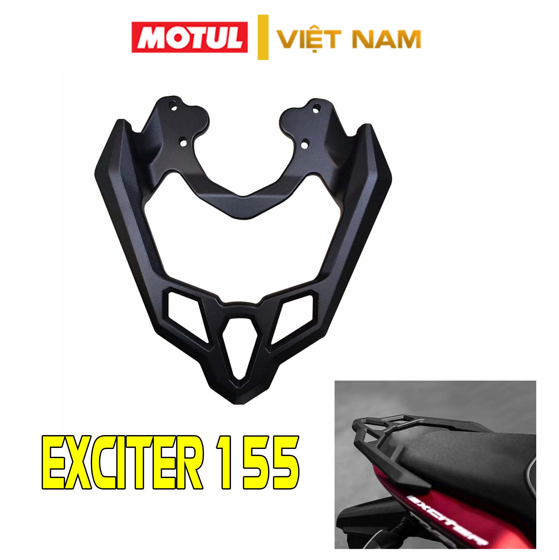Cảng sau Exciter 155, tay dắt Ex 155 mẫu Ranger thay thế tay dắt zin nhôm đúc cao cấp