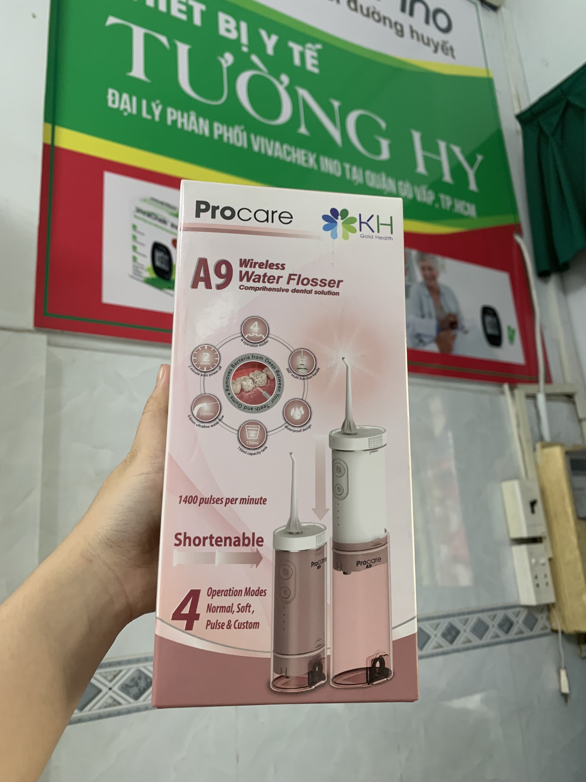 Máy tăm nước procare a9