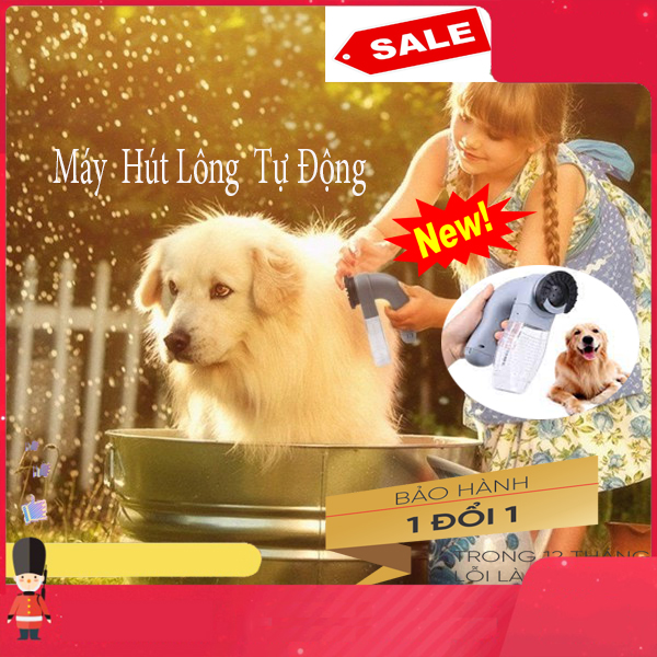 Máy hút lông dọn lông rụng chó mèo shed pal - máy hút lông chó mèo giúp làm sạch lông, không gây đau thú cưng, động cơ an toàn và không gây tiếng ồn - bh 6 tháng