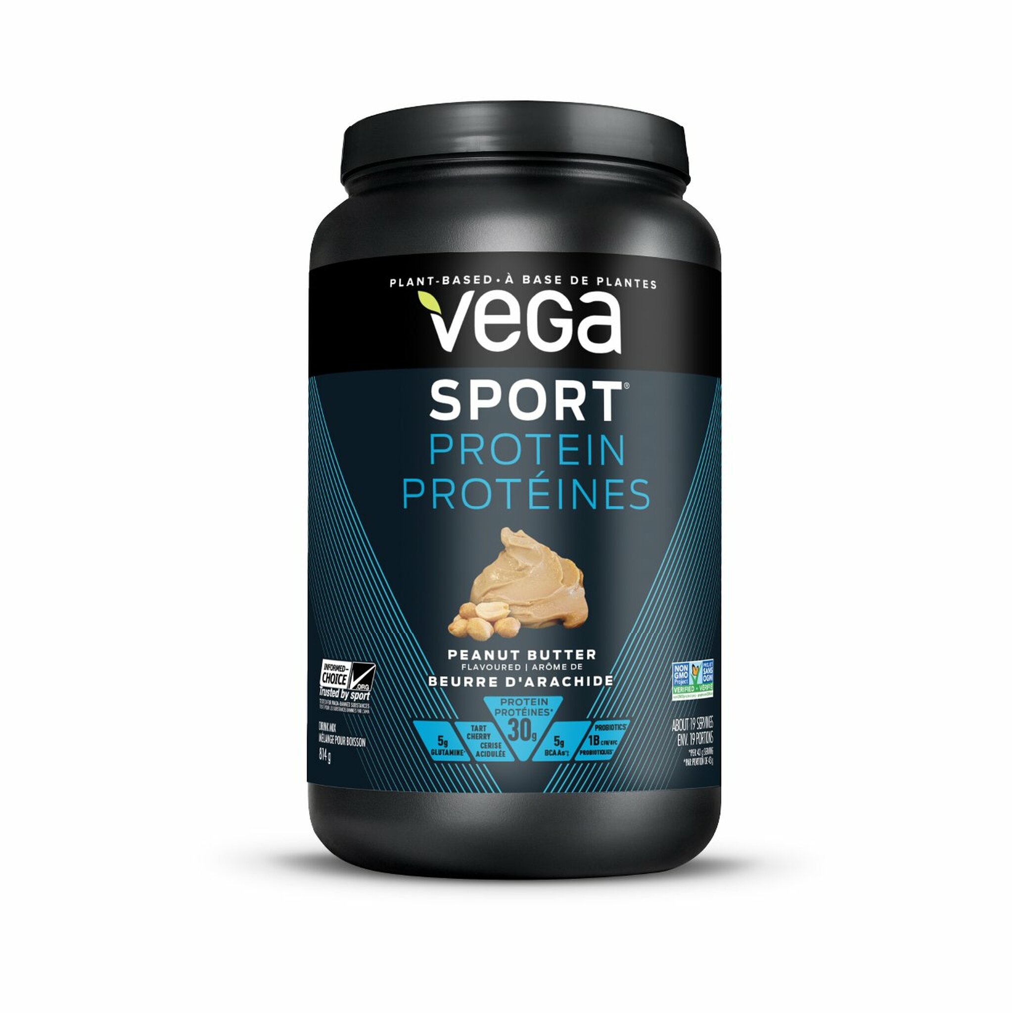 Premium vegan sport protein - vega 30g protein - peanut butter
