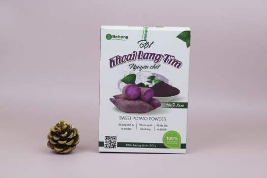 BỘT KHOAI LANG TÍM – Giúp cải thiện sức khoẻ đường ruột, bổ sung chất xơ, vitamin và khoáng chất, làm khẩu phần ăn dặm cho bé (50g)