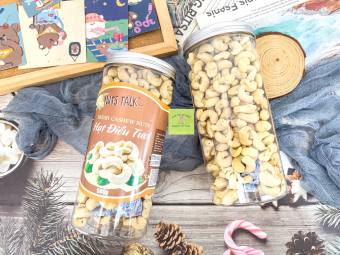 Hạt Điều Tươi Nuts Talk Vị Béo Thơm Ngon Và Cực Kì Bổ Dưỡng Hộp 550g