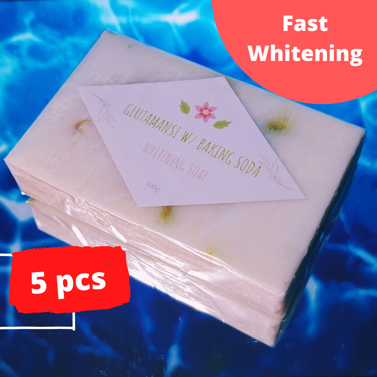 (SET of 5) [ORIGINAL] Glutathione plus Calamansi with Baking Soda