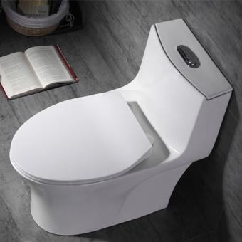 Bồn cầu một khối màu trắng tinh tế