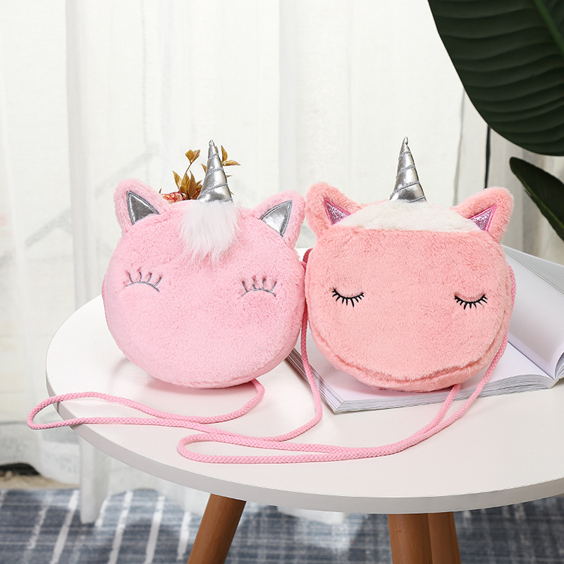 Túi đeo vai Kitty, thỏ, kỳ lân cho bé gái