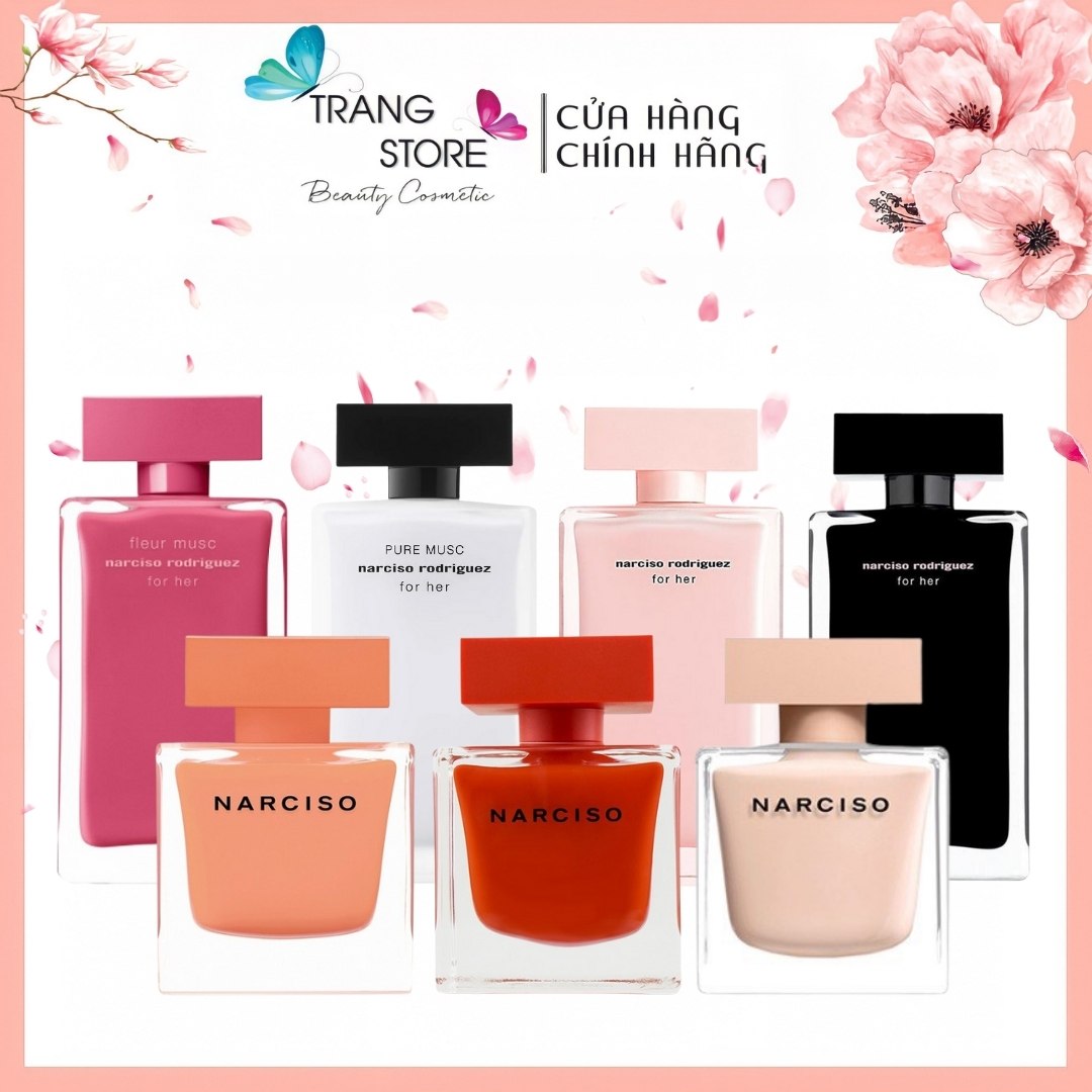 Nước hoa narciso for her mini 10ml, narciso ambree, proudee 10ml, nước hoa nữ chính hãng