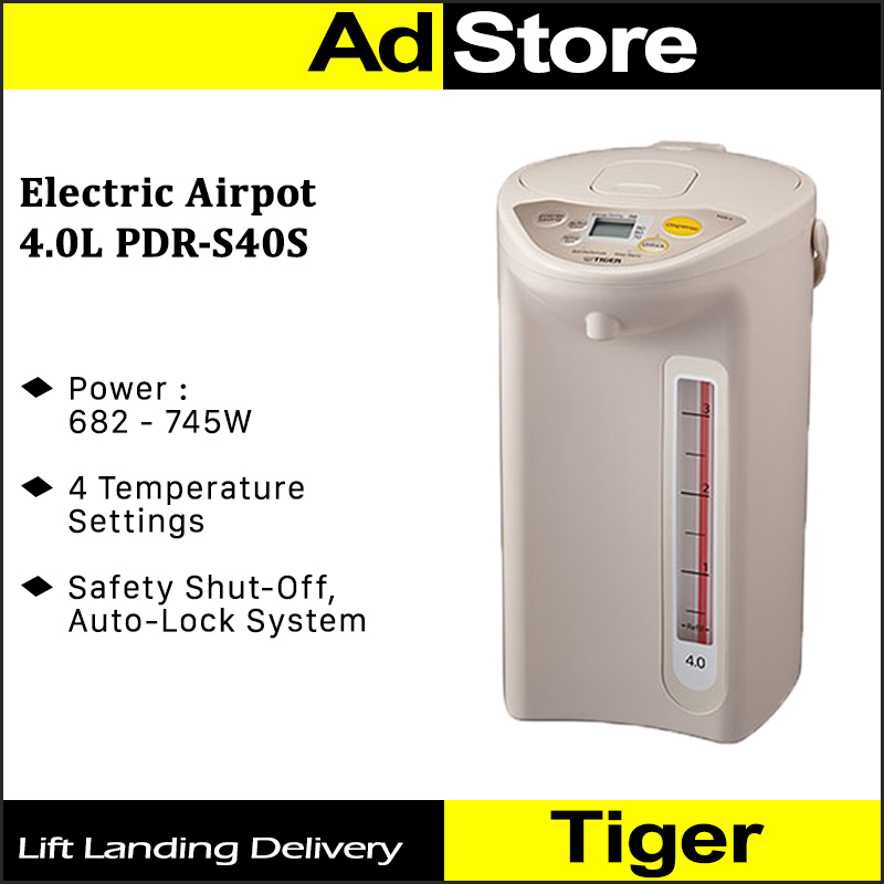 Tiger 4.0L Electric Water Heater - PDR-S40S