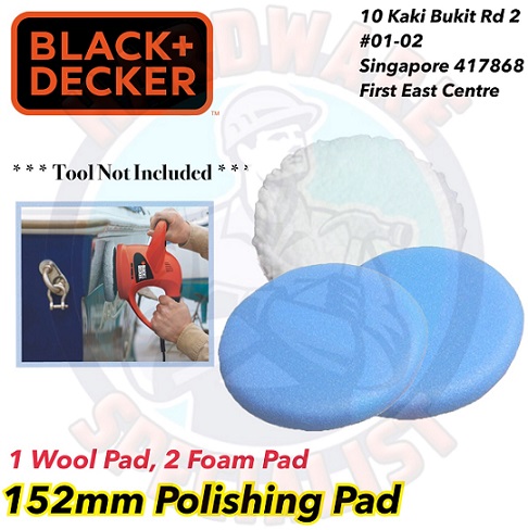 Buffing Polishing Pads 6 Inch Orbital Buffer Pad Hook and Loop Backing  Sponge Polishing Pad for Dual Action Polisher Waxing Pad