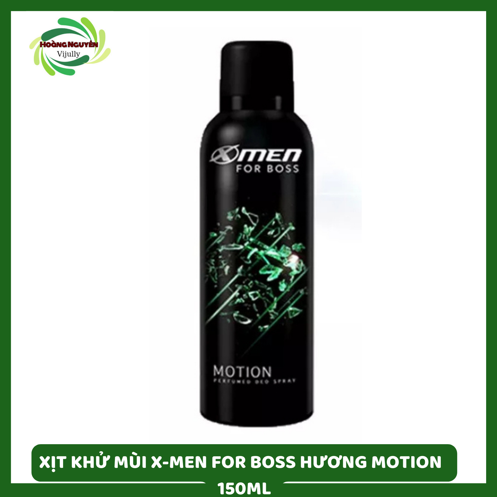 Xịt khử mùi X-Men for Boss Motion - Mùi hương năng động phóng khoáng 150ml