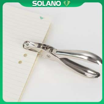 Bấm lỗ giấy SOLANO dụng cụ đục lỗ giấy, dập giấy a4 a5 10 tờ đa năng STP-001436