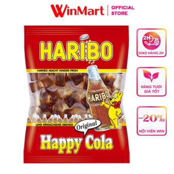 Kẹo dẻo HARIBO Happy Cola gói 160g