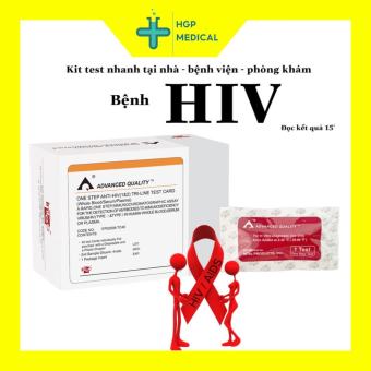Bộ xét nghiệm HIV, bộ kit test HIV tại nhà, đọc kết quả 5 phút