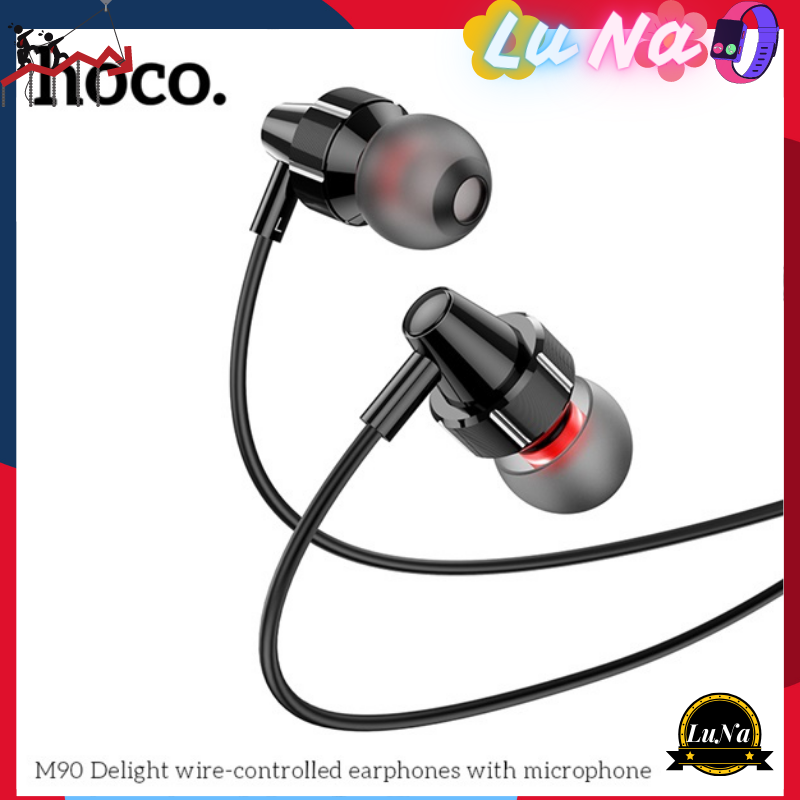 Tai nghe có dây nhét tai gaming chính hãng hoco m90 chống ồn bảo hành 1 đổi 1 trong 1 tháng
