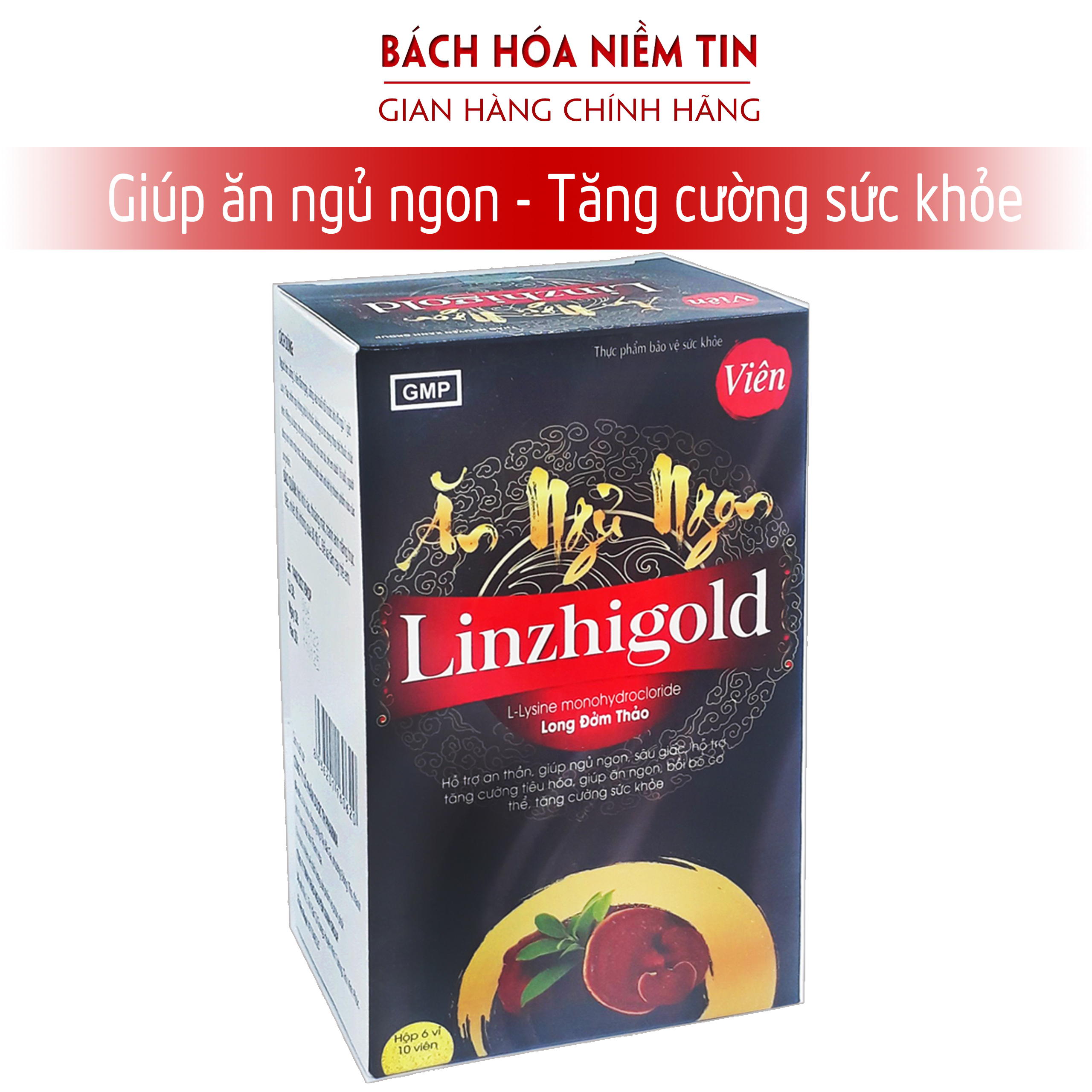 Viên uống Ăn Ngủ Ngon  Hộp vỉ 60 viên - giúp an thần ngủ ngon ăn ngon- tăng cường sức khỏe tăng sức đề kháng - Hàng chính hãng