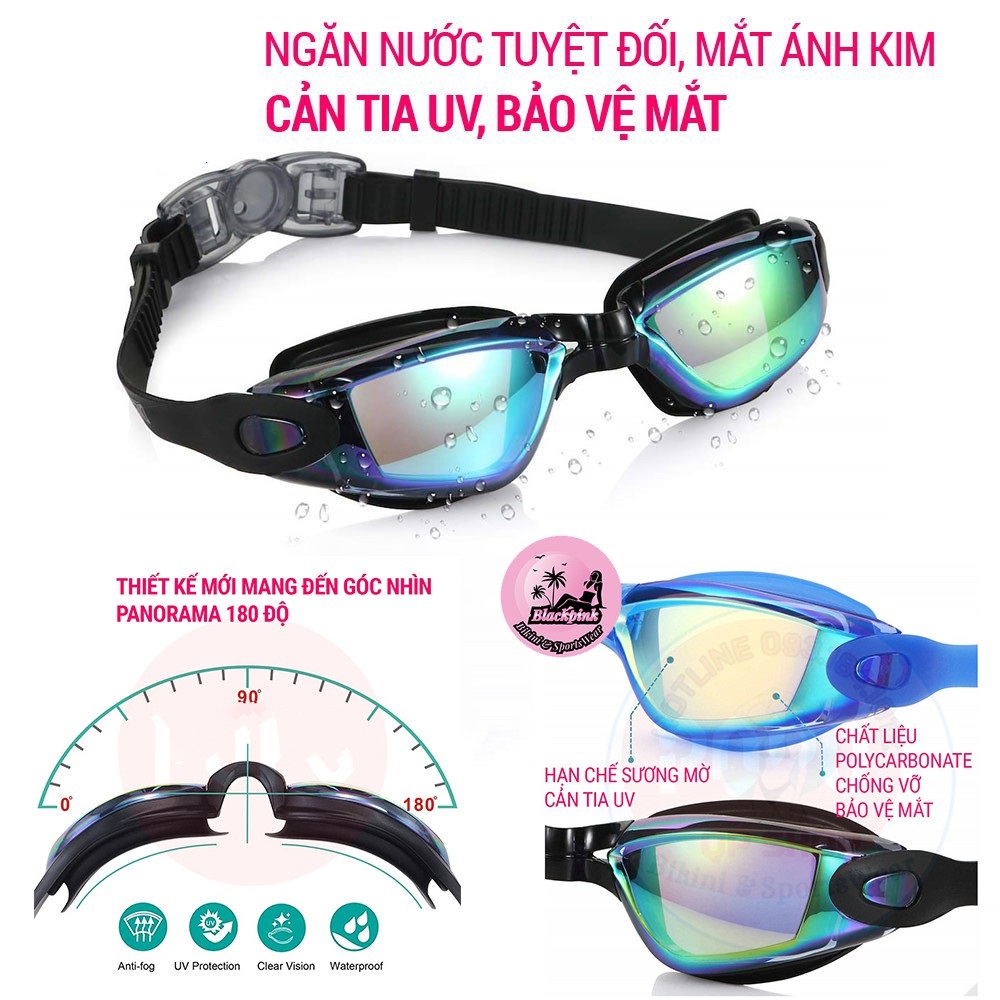 Kính Bơi Thi Đấu, Kính bơi chính hãng cao cấp chuyên nghiệp - Kính bơi Wenfei Người lớn dành cho nam nữ tráng gương chống nước chống mờ chống UV Tặng kèm bao đựng, Kính bơi phù hợp sử dụng cho người lớn, thích hợp cho cả nam và nữ