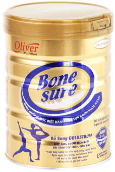 Sữa bột Oliver Bonesure 900g (sụn khớp khỏe mạnh)