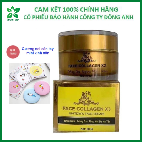 (GIÁ SỈ+QUÀ) KEM FACE COLLAGEN X3 ĐÔNG ANH - CAM KẾT CHÍNH HÃNG