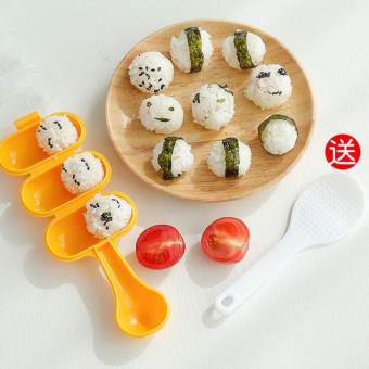 Sét khuôn lắc cơm và thìa tạo hình cơm nắm cho bé