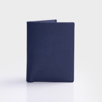 Bóp Ví Nam Da Bò Mini Saffiano Mỏng Gọn Thanh Lịch DFB263