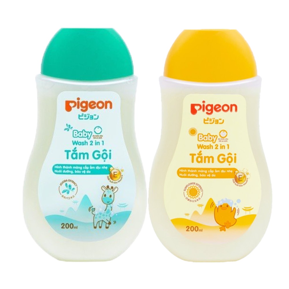 Thanh hoá - sữa tắm gội 2in1 pigeon 200ml