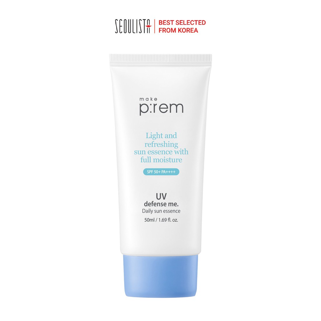Kem chống nắng hóa học cấp ẩm Make P:rem UV defense me. Daily sun essence 50ml