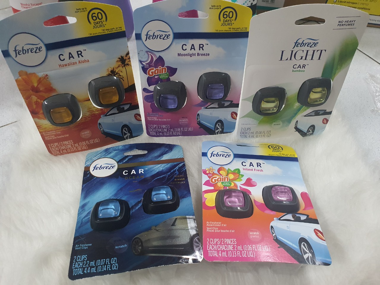 Nước hoa xe hơi Febreze Car set 2 cái x2ml