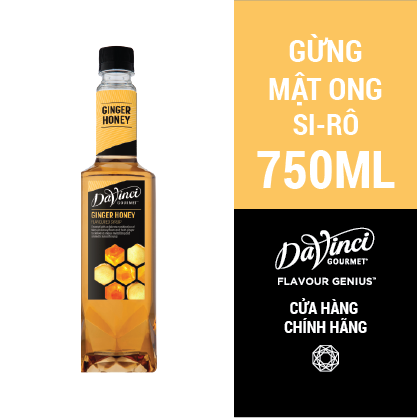 Siro Hương Gừng Mật Ong / Ginger Honey Syrup - DaVinci Gourmet