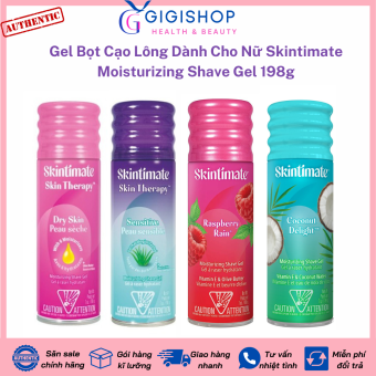 Gel Bọt Cạo Lông Dành Cho Nữ Skintimate Moisturizing Shave Gel 198g