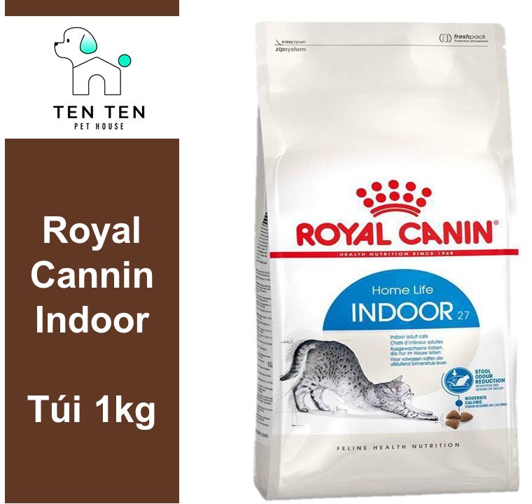 Hạt Royal Canin Indoor cho mèo - Túi 1kg