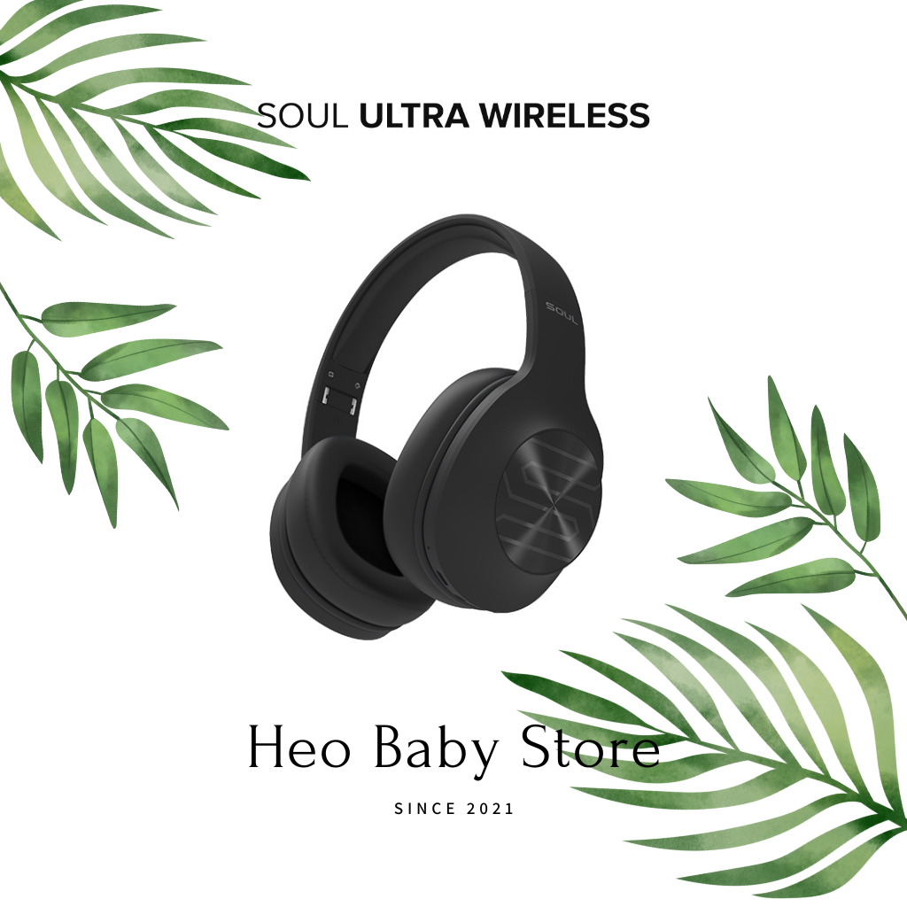 Tai Nghe Bluetooth Headphone Soul Ultra Wireless Siêu Bass