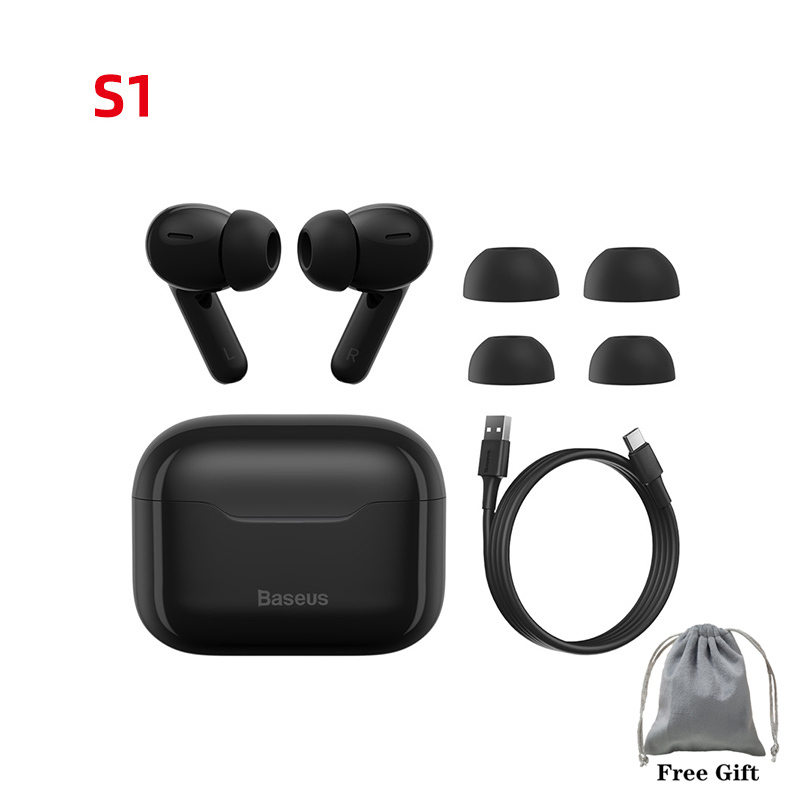 baseus simu anc true wireless earphone s1