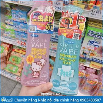 Xịt chống muỗi skin vape Nhật Bản 200ml