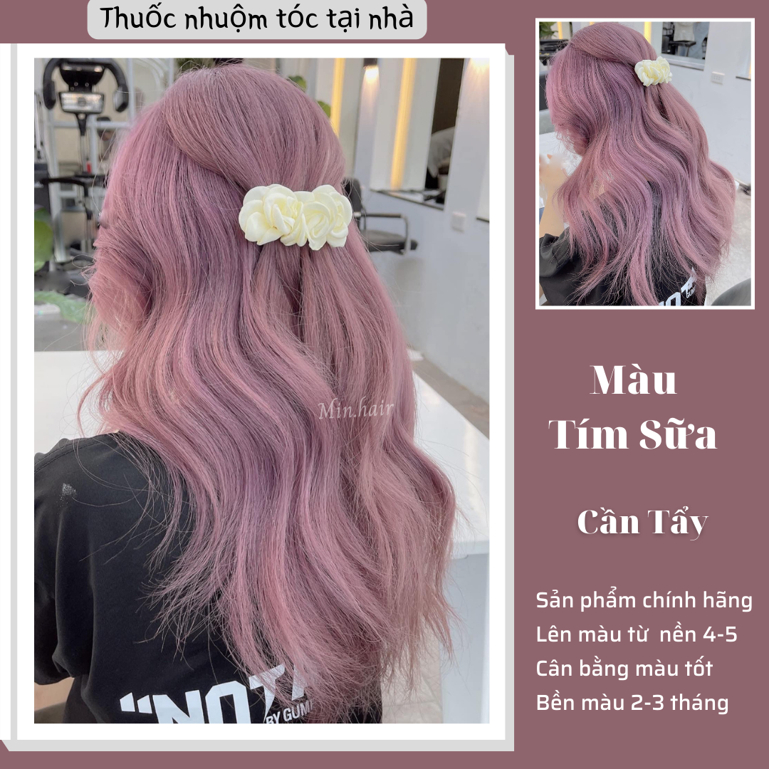 Khám phá màu sắc tuyệt đẹp cho mái tóc của bạn với thuốc nhuộm tóc màu tím hồng đang hot trend hiện nay. Chỉ cần vài bước đơn giản, bạn sẽ sở hữu một mái tóc đầy phong cách và cuốn hút. Nhanh chân cùng xem hình ảnh liên quan!