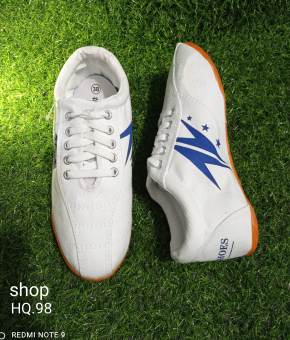 Giày vải đinh nam đá bóng , đá banh ,bảo hộ Tân Phát 2 màu đen trắng