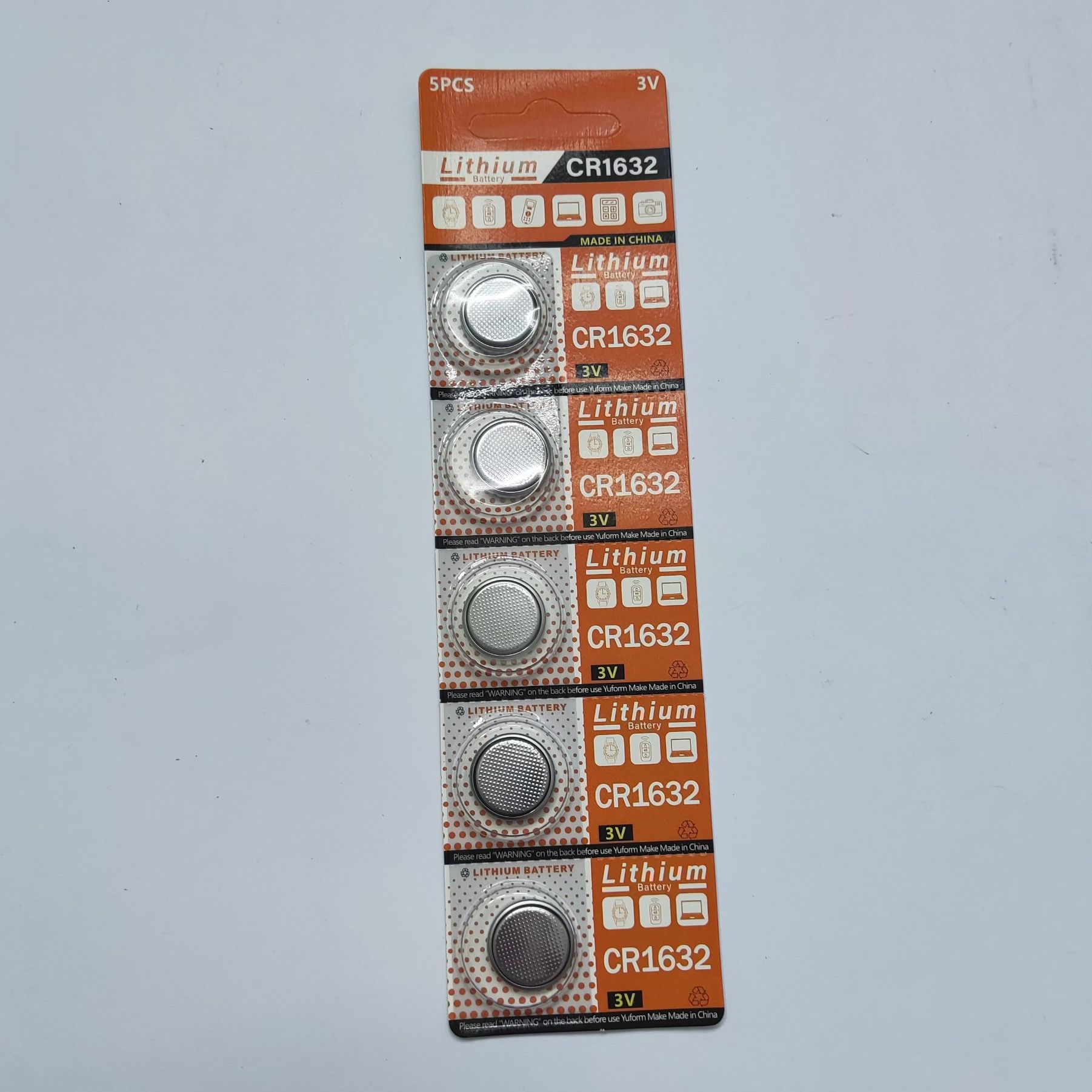 [Giá Sỉ] Vỉ 5 VIên Pin CR1632 Pin TPMS 3V Lithium 120mAh dành cho Cảm Biến Áp Suất Lốp