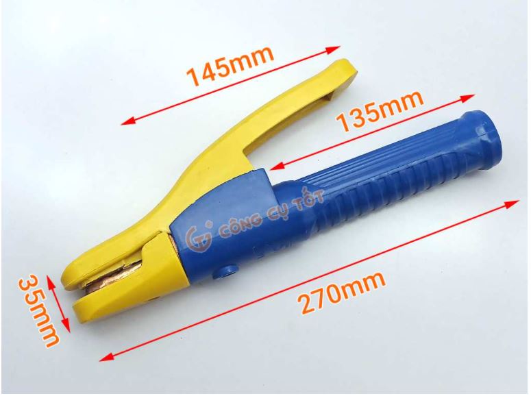 KẸP HÀN LS-500A CÁN NHỰA, KẸP HÀN LS-500A CÁN GỖ, SHENGLONG, kìm kẹp que hàn, kẹp mát nam châm, kẹp hàn, kìm kẹp hàn