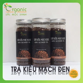 Trà Kiều Mạch Đen - Sắc Mộc Xanh, hỗ trợ giảm cân và tốt cho thận, trà sấy khô.