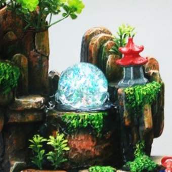 quả cầu thủy tinh dùng cho thác nước phong thủy